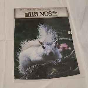 Garden Flag White Squirrel Mt Laurel Double-sided by Carson 🩷